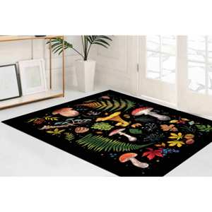 Alfombra con Estampado de Hongos: Moderna, para Exteriores, Fácil de Limpiar, Alfombra de Baño, Alfombra Suave No Tejida - Product Image 3