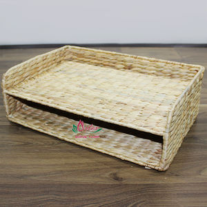 Artex Dong Thap Factory Handmade Seagrass <b>Magazine</b> Holder Eco Friendly Traditional Design <b>Storage</b> Organizer for Kitchen Living - Product Image 1