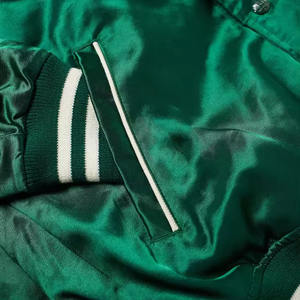 Venta al por mayor personalizado satén Varsity Bomber chaqueta OEM béisbol estilo Unisex Streetwear alta calidad ligera prendas de vestir exteriores - Product Image 6