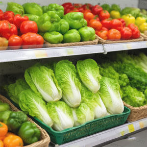 Réaliste Artificielle Feuille Verte Légumes Prop pour Cuisine Décor Ferme Style Maison Jardin Showroom Affichage - Product Image 1