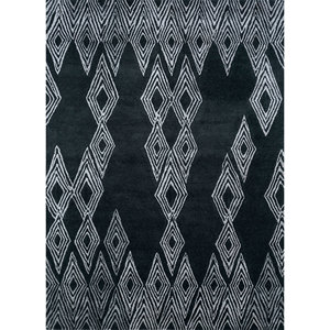 Tapis géométrique en laine et viscose tufté à la main Acar Tra-13487 pour la maison et la voiture, rectangulaire, rayé, largeur 4m, pour couloir et salon - Product Image 1