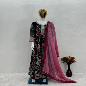ชุดผ้า Anarkali สำหรับปักลวดลายผ้าจอร์เจีย - Product Image 3