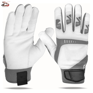 High Quality <b>Light</b> Weight Leather <b>Batting</b> Gloves Pakistan Wholesale Price Custom Logo Catcher Position Baseball Sports - Product Image 1