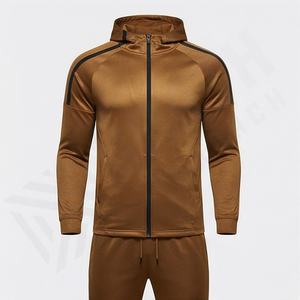 Trajes Deportivos Personalizados con Logotipo para Hombre, Trajes Deportivos Ajustados al Cuerpo, Conjuntos Deportivos de Poliéster para Correr, Gimnasio y Entrenamiento - Product Image 1