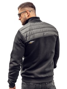 . Blouson aviateur homme léger avec fermeture à glissière tissu respirant coupe confortable idéal pour le printemps automne et les tenues quotidiennes - Product Image 3