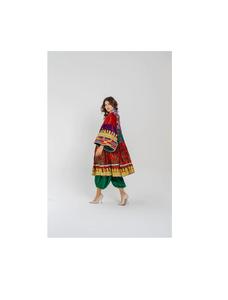 Afghan Kuchi Dresses Tribal Ethnic Vintage Kuchi Dress, Afghan/Pakistan Kuchi Party Traditional Multi Colors Dresses - Product Image 5