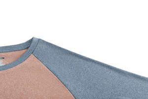 Camiseta deportiva de cuello redondo para hombre Colorblocked Stretch Fabric Running Daily - Product Image 5