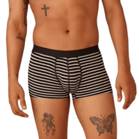 Vente en gros Nouveau caleçon sans couture pour hommes en maille sans mouche Pochette séparée pour pénis respirant Confort Micro Modal Boxer Sous-vêtements