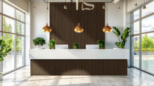 HPL อาคารสำนักงาน SF-7946วอลนัทสีเข้มสินค้าอินเดีย - Product Image 2