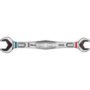 Jeu de clés à cliquet à fourche WERA Joker 6 pièces 10-19 mm droites avec clés blanches - Product Image 4