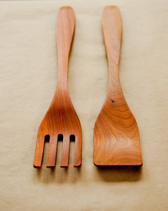 <b>Wooden</b> Spatula Cooking <b>Set</b> | Sustainable Natural Wood Kitchen Utensils | Smooth Finish <b>Food</b>-Safe Cooking Tools - Product Image 5