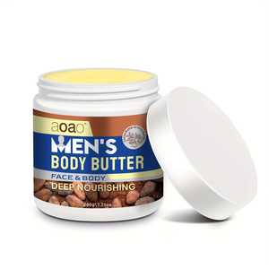 Crema Facial y Corporal Hidratante Profunda con Manteca de Cacao, Vitamina E, Aceite de Coco y Esencia de Manteca de Karité, Nutritiva y Totalmente Natural para Hombres - Product Image 3