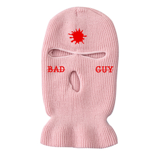 Logo personnalisé Sports de plein air masque de moto anti-sable trois trous masque de ski Cagoul ski vieilli masque personnalisé acrylique peluche unisexe - Product Image 2