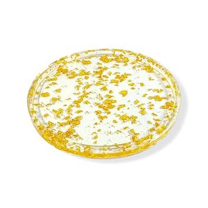 Aaliyan impex ถาดเสิร์ฟพร้อมเกล็ดทองสำหรับตกแต่งห้องครัวที่หรูหราทำด้วยมือ - Product Image 4