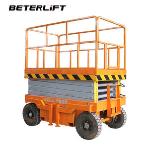 שולחן הרמה מספריים ידני BETERLIFT 300 ק\\\"ג 500 ק\\\"ג, פלטפורמת עבודה אווירית יציבה ובטוחה עם אישור CE - Product Image 2