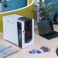 Imprimante de cartes d'identité Agilia de haute qualité, technologie de transfert par réenregistrement, 600 DPI, USB/Ethernet, encodeur de bande magnétique sécurisée, garantie 3 ans