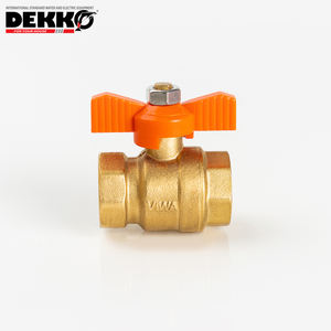 Válvula de Bola de Aleación de Cobre DEKKO, Fabricante OEM, Base Hidráulica, Temperatura Media, Garantía de 50 Años - Product Image 6