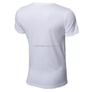 Camiseta de Cuello Redondo Estampada Unisex de Alta Calidad, Diseño Ajustado Bordado, Rayas Orgánicas, 100% Poliéster, 300 g/m², Ligera para Verano, Formal - Product Image 3
