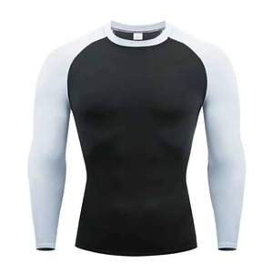 Custom High Quality Wholesale Plain Jiu Jitsu Fitness Shirts Printed long Sleeve Mma for Men Bjj Rashguard Rash - Product Image 6