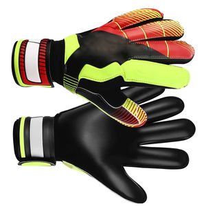 Gants de gardien de but en cuir pour l'entraînement et les matchs de football, confortables, respirants, design réglable pour un mouvement facile, unisexe - Product Image 2