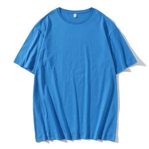 Camiseta de Moda de Algodón Puro con Hombros Caídos, Manga Cinco Cuartos, Estilo Urbano, con Logotipo Estampado, Camiseta Cultural para Grupo, Clase, Universidad - Product Image 3