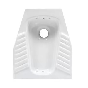 Sartén en cuclillas oriental libanesa para jordano Argelia Túnez mercado africano asiático indio en cuclillas Orissa Pan inodoro cerámica - Product Image 4