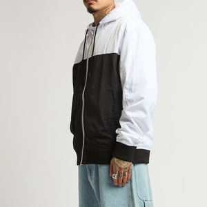 Venta caliente nueva chaqueta cortavientos ligera de moda para hombres 100% logotipo personalizado de nailon en la parte delantera con capucha con característica impermeable - Product Image 5