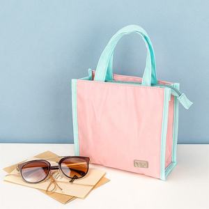 Custom Logo <b>Canvas</b> Eco-friendly Reusable Luxury Ladies Multi-function Tote Bags PP Webbing Handles for Daily Life Grocery - Product Image 1