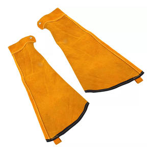 ปลอกแขนเชื่อมโลหะคุณภาพสูงสำหรับมืออาชีพ ทำจากหนังวัวแท้เย็บอย่างดี ป้องกันการเชื่อม ทนความร้อนและประกายไฟ - Product Image 1