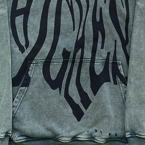 Sweat à capuche pour homme, design DTF personnalisé, pull à manches longues, polaire, vêtements d'hiver, tenue de sport décontractée, mode streetwear, 100% coton, hip hop, haut de gamme - Product Image 3