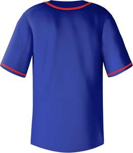 Maillot de Baseball pour jeunes bouton complet personnalisé sublimé Softball uniforme broderie nom de l'équipe numéro attirail sergé point maille - Product Image 3