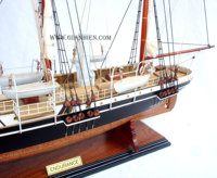 Modèle de bateau ancien en bois noir naturel ENDURANCE / Modèles de bateaux artisanaux / Modèle de bateau ancien à vendre 2023