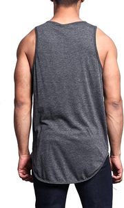 Débardeurs tricotés décontractés pour hommes, col ras du cou sans manches, t-shirts musclés, débardeurs d'été 100% coton, prix bon marché de BD - Product Image 5