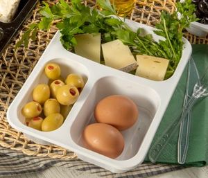 ที่มีคุณภาพสูงร้อนขายทิ้งครัวเรือนเครื่องครัวการจัดเก็บอาหารที่แข็งแกร่งนำไป PP ปิดผนึกถาดอาหาร - Product Image 2