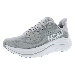 Scarpe HOKA Clifton 10 Wide da Donna Colore: Grigio/Grigio Galattico 100% Autentiche - Product Image 1