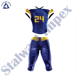 2024 Uniformes de fútbol americano Material de poliéster Ropa deportiva de secado rápido Conjuntos de uniformes de fútbol americano al por mayor personalizados - Product Image 1