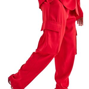 กางเกงคาร์โก้ผู้ชายผ้าฝ้าย 100% น้ำหนักเบา ทรงหลวม ไซส์ใหญ่ ทรงปกติ สีตามสั่ง ระบายอากาศได้ดี ดีไซน์คุณภาพสูง - Product Image 4