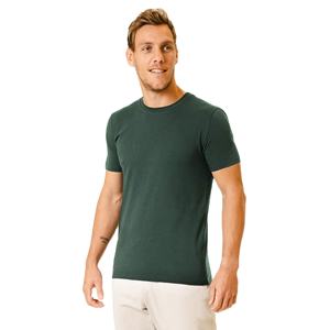 T-shirts unis à coupe classique pour hommes, col rond, matière légère de base, marque privée, t-shirts unis de couleur unie pour hommes - Product Image 1