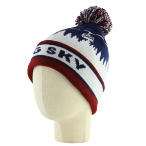Unisex Winter Sports <b>Beanies</b> jacquard Solid Autumn <b>Beanie</b> Caps <b>with</b> Hand Embroidered <b>Pom</b> <b>Pom</b> Cute and Stylish - Product Image 1