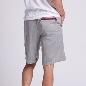 Pantalones cortos de baloncesto para hombre personalizados de alta calidad de algodón de 5 pulgadas con bolsillos personalizados de patrón sólido liso - Product Image 2