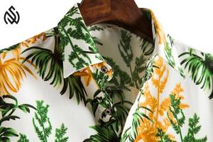 เสื้อฮาวายแขนสั้นสำหรับผู้ชายเสื้อออกแบบได้ตามต้องการสำหรับฤดูร้อน - Product Image 5