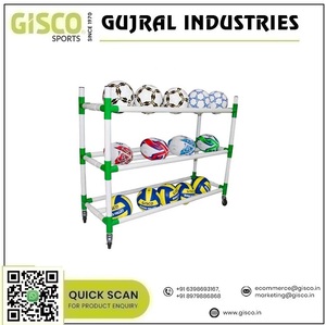 Hecho de postes de plástico con ensamblador. Estante de transporte de bolas para almacenar o transportar bolas inflables para venta de exportación - Product Image 2