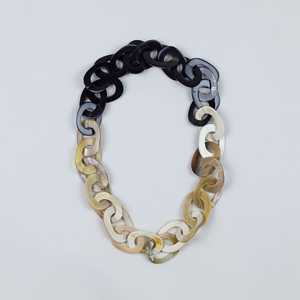 Collar de cuerno de búfalo Color miel ámbar/Collar de cuerno natural/Joyería de cuerno de búfalo Ligero y cómodo - Product Image 2