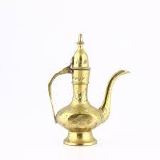 เหยือกทองเหลือง Aftaba,แกะสลักแบบอาหรับ - Product Image 5