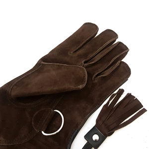Guantes de Cetrería Plegables Impermeables de Cuero Vacuno de Alta Calidad, Cuero Genuino Premium, Ecológicos, Transpirables y Multifuncionales - Product Image 3