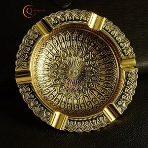 Nouvel arrivage de cendrier à fumer moderne exclusif fait à la main plateau de coulée en métal durable pour la maison Restaurant Bar meilleure vente - Product Image 4