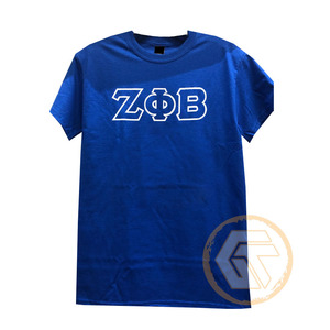 T-shirts personnalisés en gros pour femmes Zeta Phi Beta, vêtements de sororité, décontractés, de haute qualité, respirants, en coton et polyester, col rond - Product Image 5