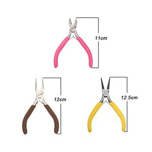 Juego de 3 alicates para joyería: punta de aguja, punta plana, punta redonda y cortador de alambre - Perfecto para reparación de joyería, envoltura de alambre - Product Image 1