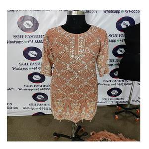 Salwar Kameez de estilo paquistaní para mujer, bordado pesado y piedra, Color de trabajo - Product Image 3