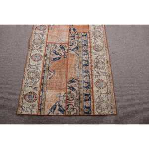 Alfombra Vintage de 2,9x8,1 pies, Alfombra Turca, Alfombra Marrón Sólida - Product Image 5